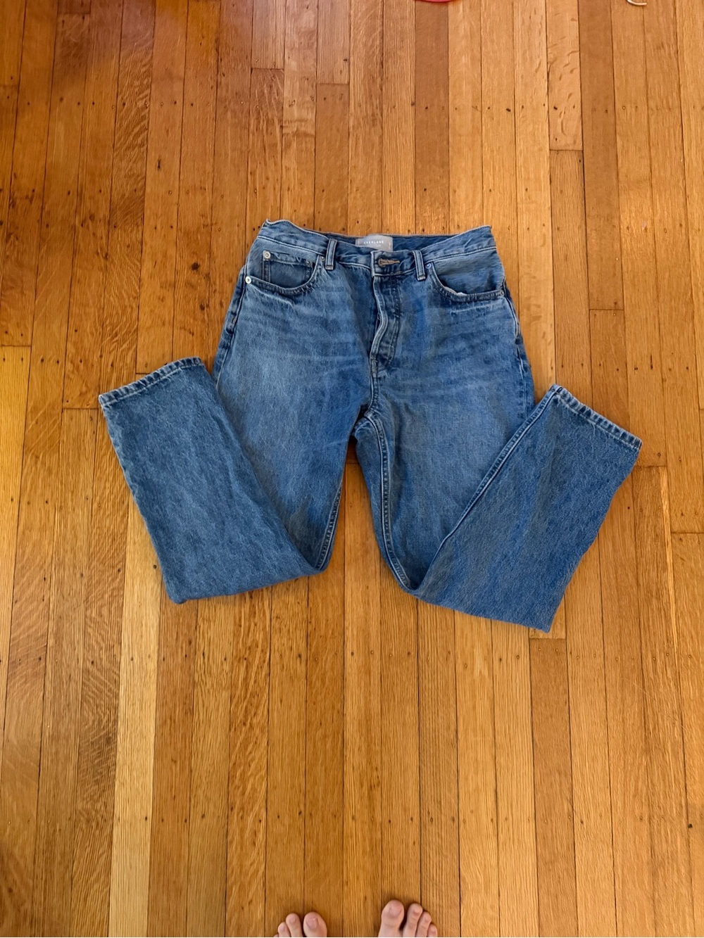 Everlane straight leg Blue Denim Jeans